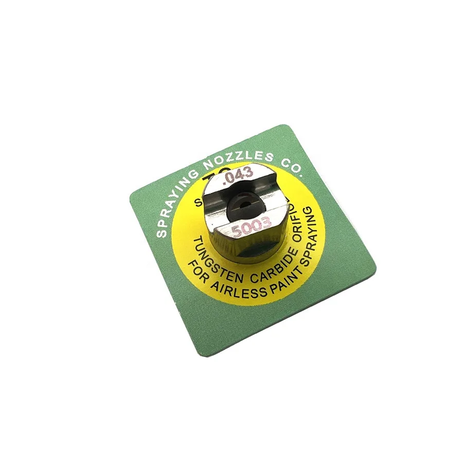 High Pressure TC Spray Nozzle Tips with  flat fan  & difference degrees