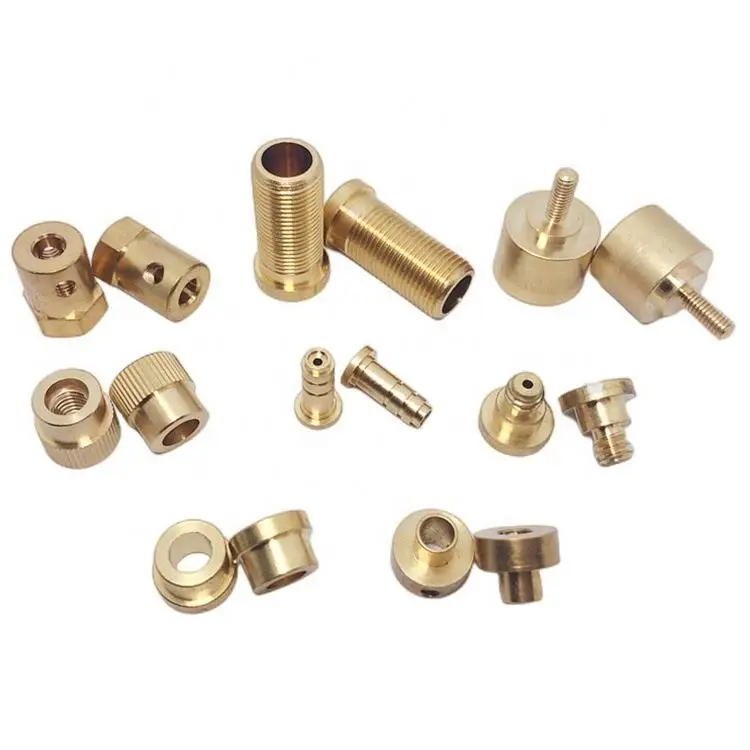 Custom OEM Cnc Longitudinal Lathe Precision Parts Brass Cnc Lathe Bushing Sleeve Brass Machining Parts
