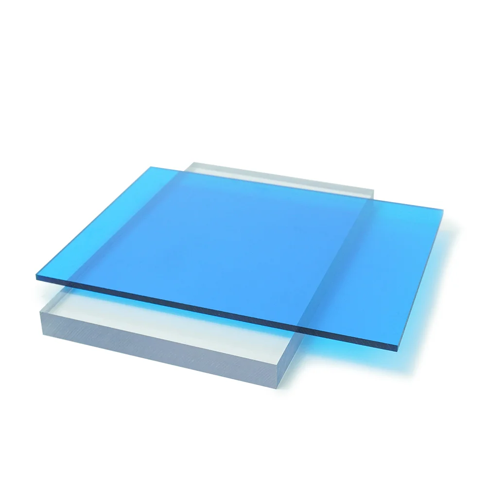 Low Price 1mm-12mm Flat Clear Hard Boards Panels PC Custom Multi-Colors Skylight Roof Polycarbonate Solid Sheet