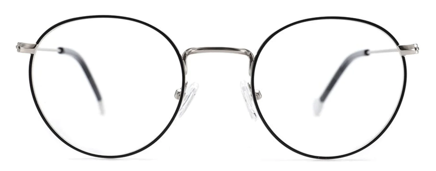 Popular Women Multi Colors circle shape Optical Metal Eyeglass Frame wholesale