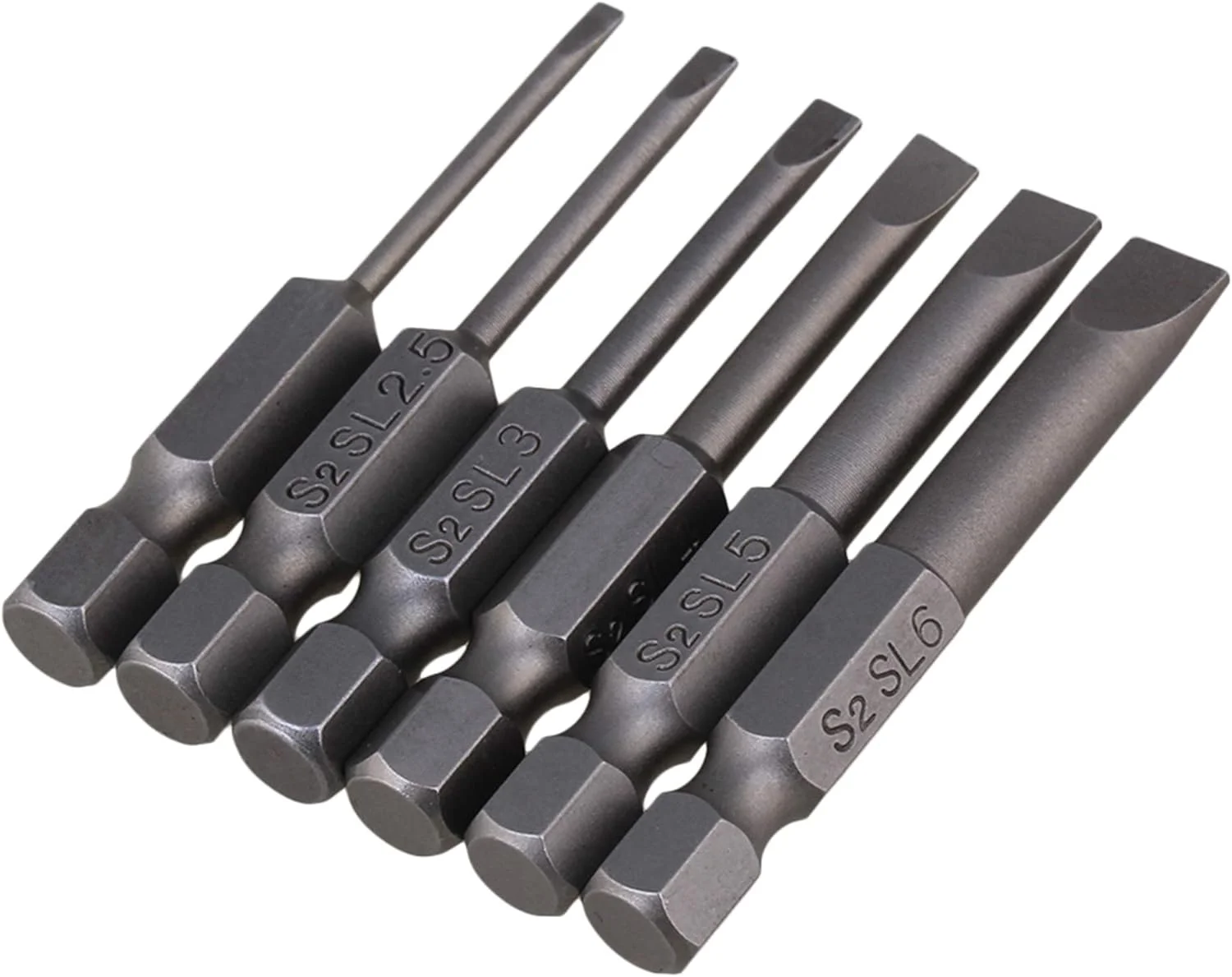 12pcs Torx screwdriver bits set including T5 T6 T7 T8 T9 T10 T15 T20 T25 T27 T30 T40 length 50mm