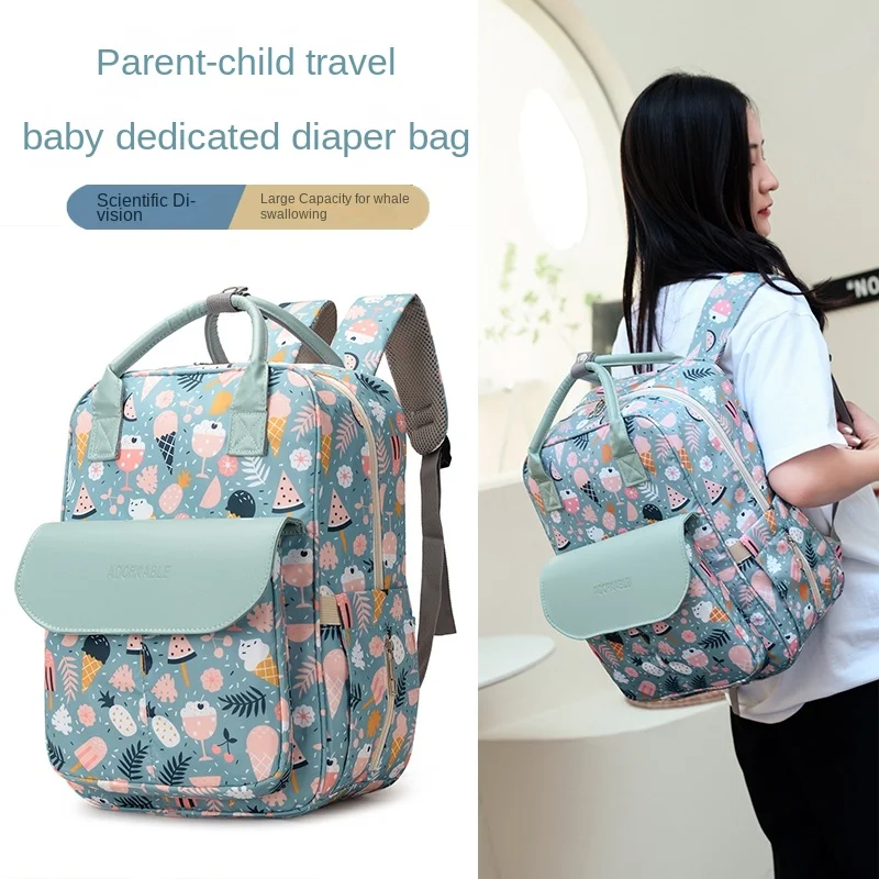 Customized mommy wet bags oxford manufacturer waterproof mummy maternity mom camouflage backpack nappy baby carrier diaper bag