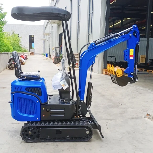 YHMG High quality W10PRO Mini Excavators focus on family farms multi-functional use of mini crawler digger For Sale