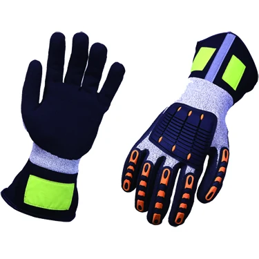 SLG-GL445 China hot selling high quality cut resistance anti-abrasion anti-slip anti-impact safety work working glove