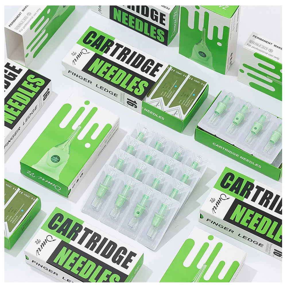 Wholesale POPU Omni V2 3RL Round liner Long Taper permanent makeup cartridge  pmu tattoo needles cartridges for PMU and SMP