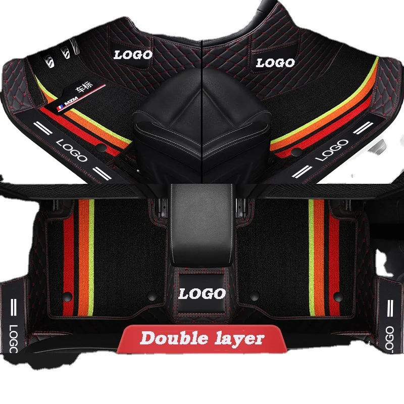 Luxury  Non Skid PVC leather waterproof Car Floor Mat For mazda all series car models