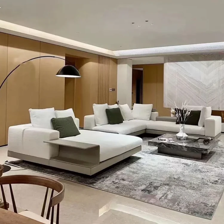 Orangefurn роскошная мебель для помещений плюшевые диваны из микрофибры кожа и ткань водонепроницаемый большой удобный угловой диван