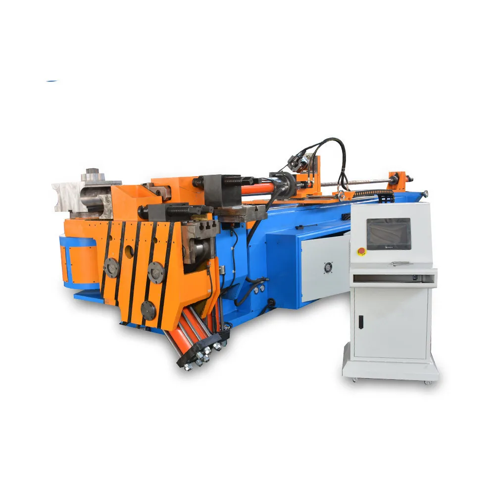
Vertical heavy duty 6 axis 90 degree iron hollow seamless programable tubing 5 inch exhaust electric hydraulic tube bender 