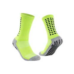 Wholesale Professional Custom Breathable Youth Crew Warm Thermal Soccer Men Anti Slip Non Slip Sports Grip Football Socks