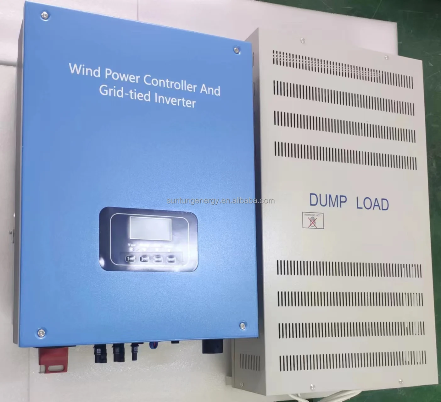 on grid 380V 10KW  system kit Tail wing yaw 10KW MPPT Wind Turbine direct permanent magnet generator for factory ,farm,park use