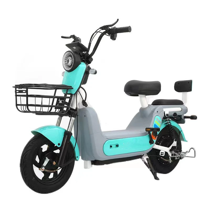 2024  HIGYM 2 wheels electric scooter  14 inch High Carbon Steel Frame Electric City Bike 48V/500W Brushless Motor