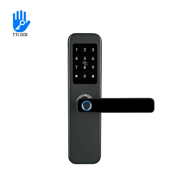 Tuya Wifi Intelligent Keypad Finger Electronic Password Tt Biometric Security Code Smart Magnet Fingerprint Door Lock