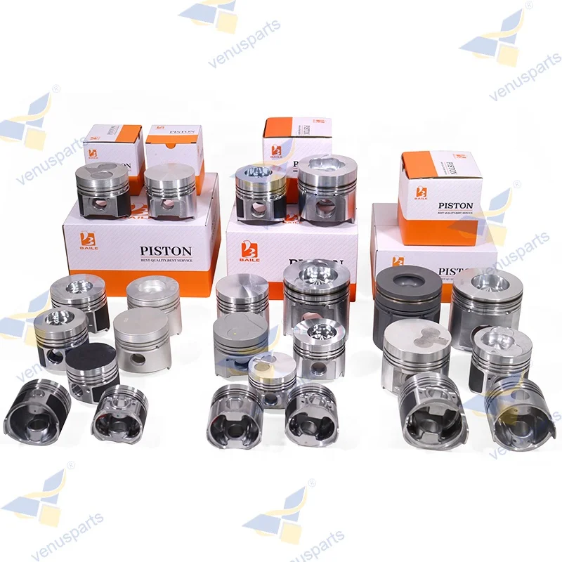 Replacement Parts Wholesale Piston Set STD Alfin Piston With Pin And Clips For Toyota 3L Diesel Engine Piston Cylinder Parts