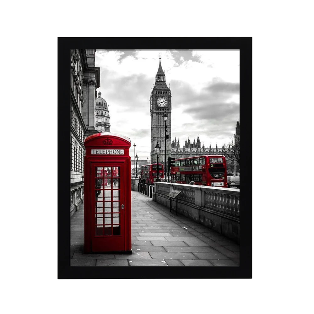 Большая галерея Настенный декор деревянные фоторамки A1 A2 A3 A4 11x14 16x20 20x26-черный, дерево, белый