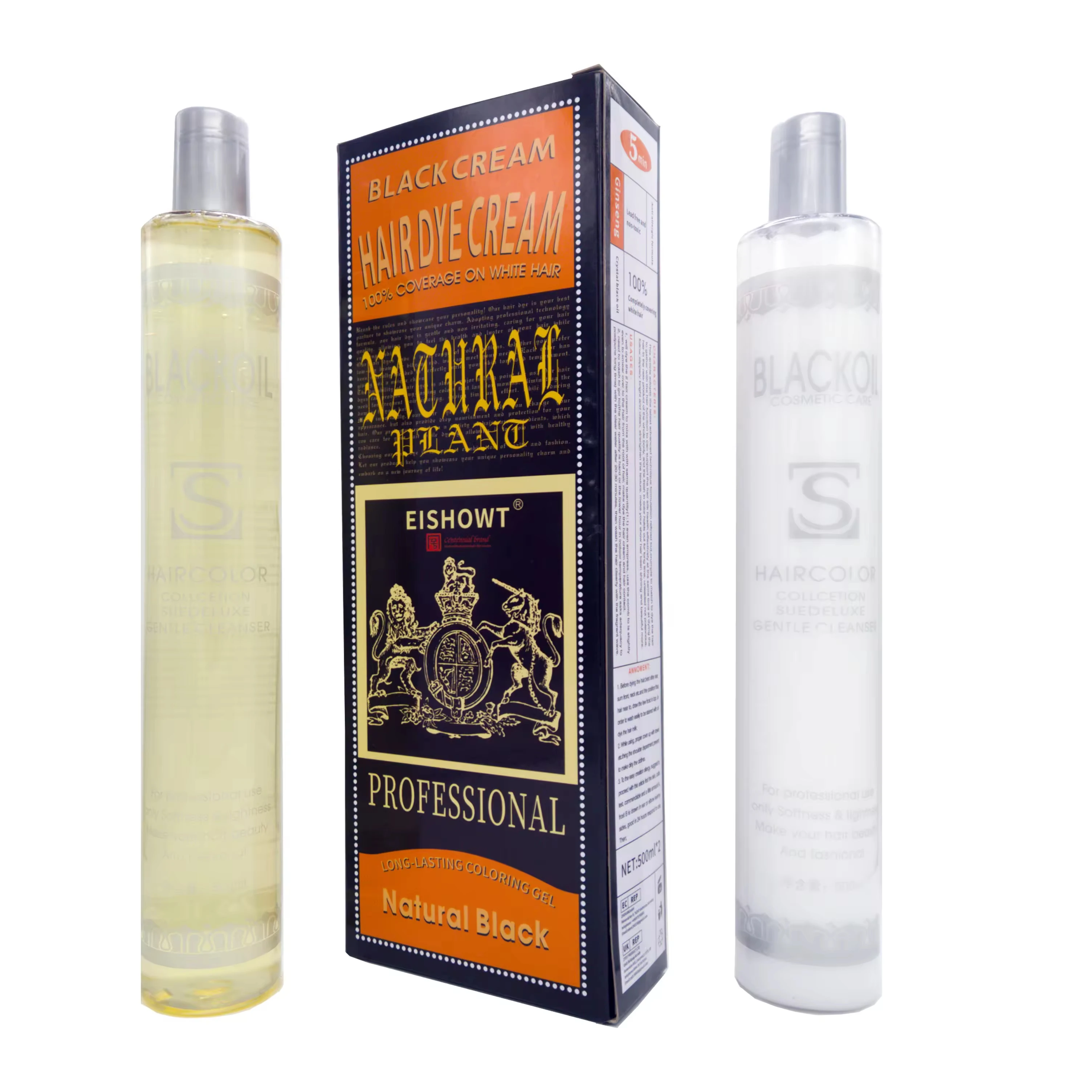 500 мл * 2 масло ореха Марокко Перманентный травяной без аммиака 1000 темно-коричневый краситель натуральный Быстрый черный для волос шампунь