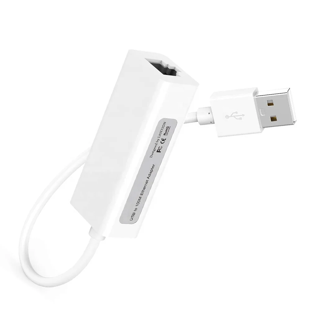 Doonjiey USB to Ethernet RJ45 Network LAN Adapter for Windows 7/8/10/Vista/XP USB converter