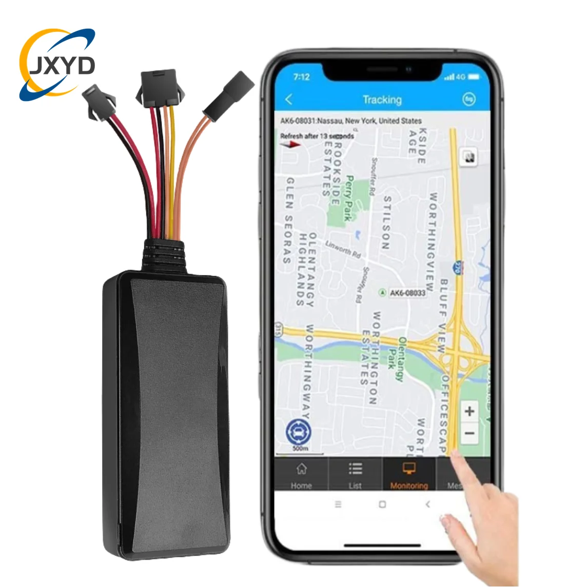 Mini Car Tracker GT06N TK100 JX02  2G 4G GPS Tracker with SOS Button For Motorcycle Truck