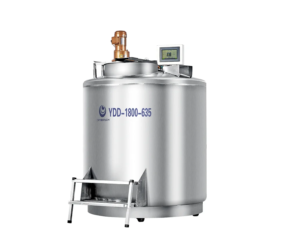 Cryogenic Storage Vessel Nitrogen Cryobank Laboratory Refrigerator With Cryo Preservation System Cryo Storage