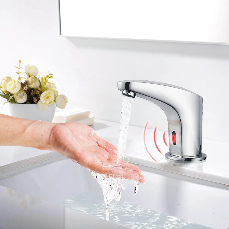 sensor faucets hotel touchless intelligent water save tap automatic smart faucet motion sensor faucet