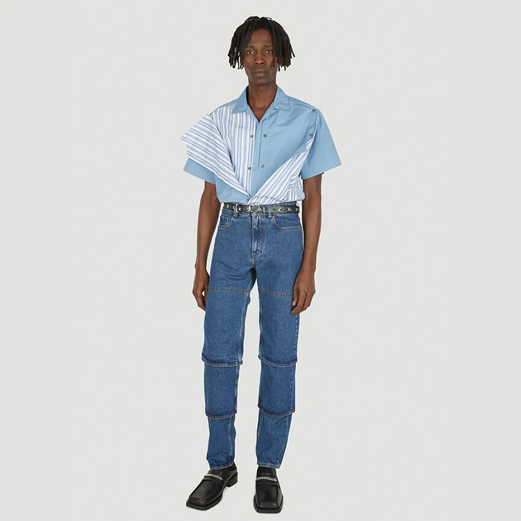 DiZNEW Straight Leg Judy Blue Double Hem Leg Jeans Men