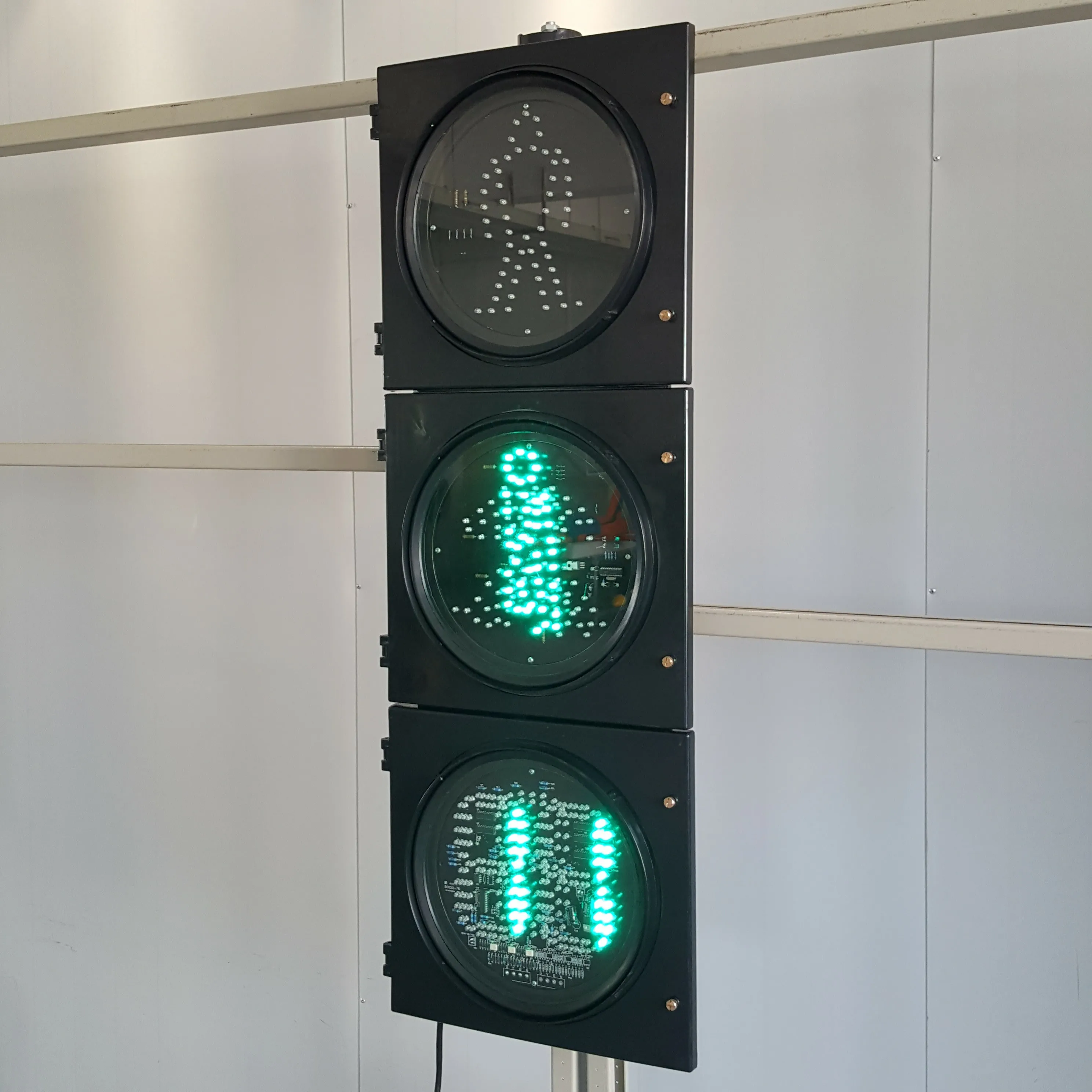 
300MM 3-Aspect RG Pedestrian And RG Countdown Timer Road Traffic Light Manufacturer 