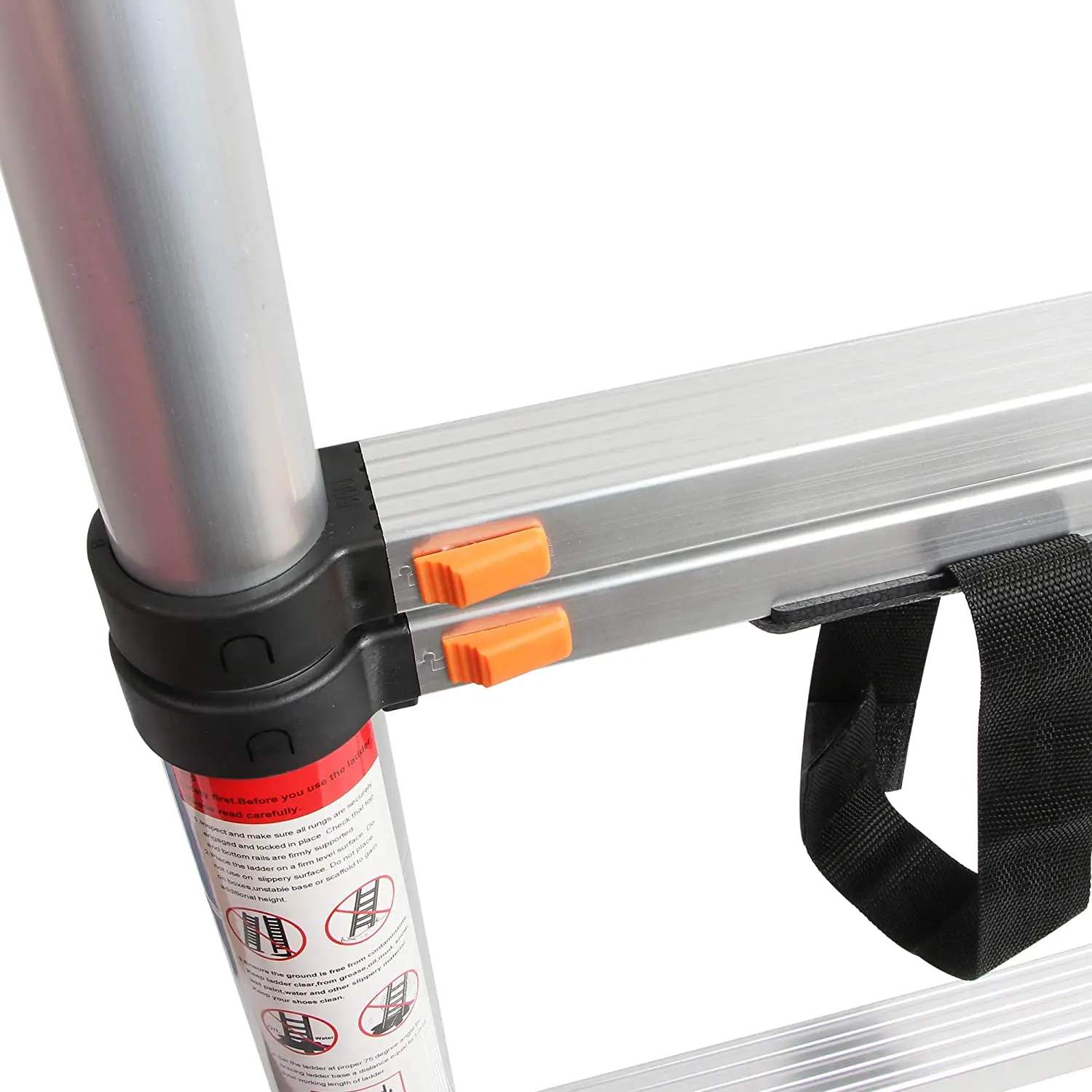 2.6M Telescopic Aluminium Manufacturer Foldable Extendable Ladder