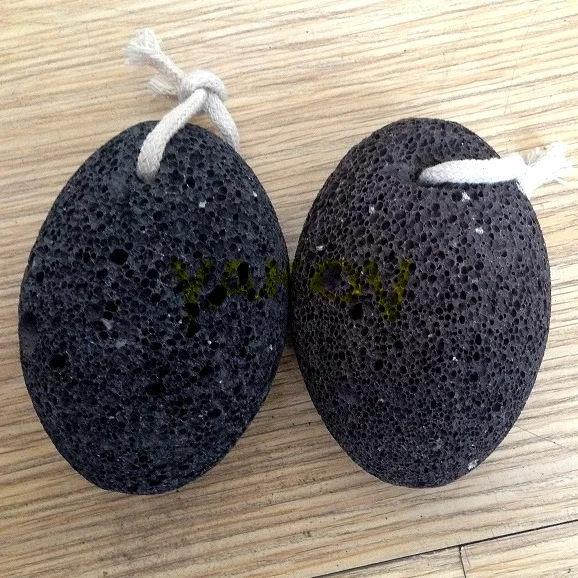  Коричневый вулканический массажный камень для ванны пемза лавовые камни