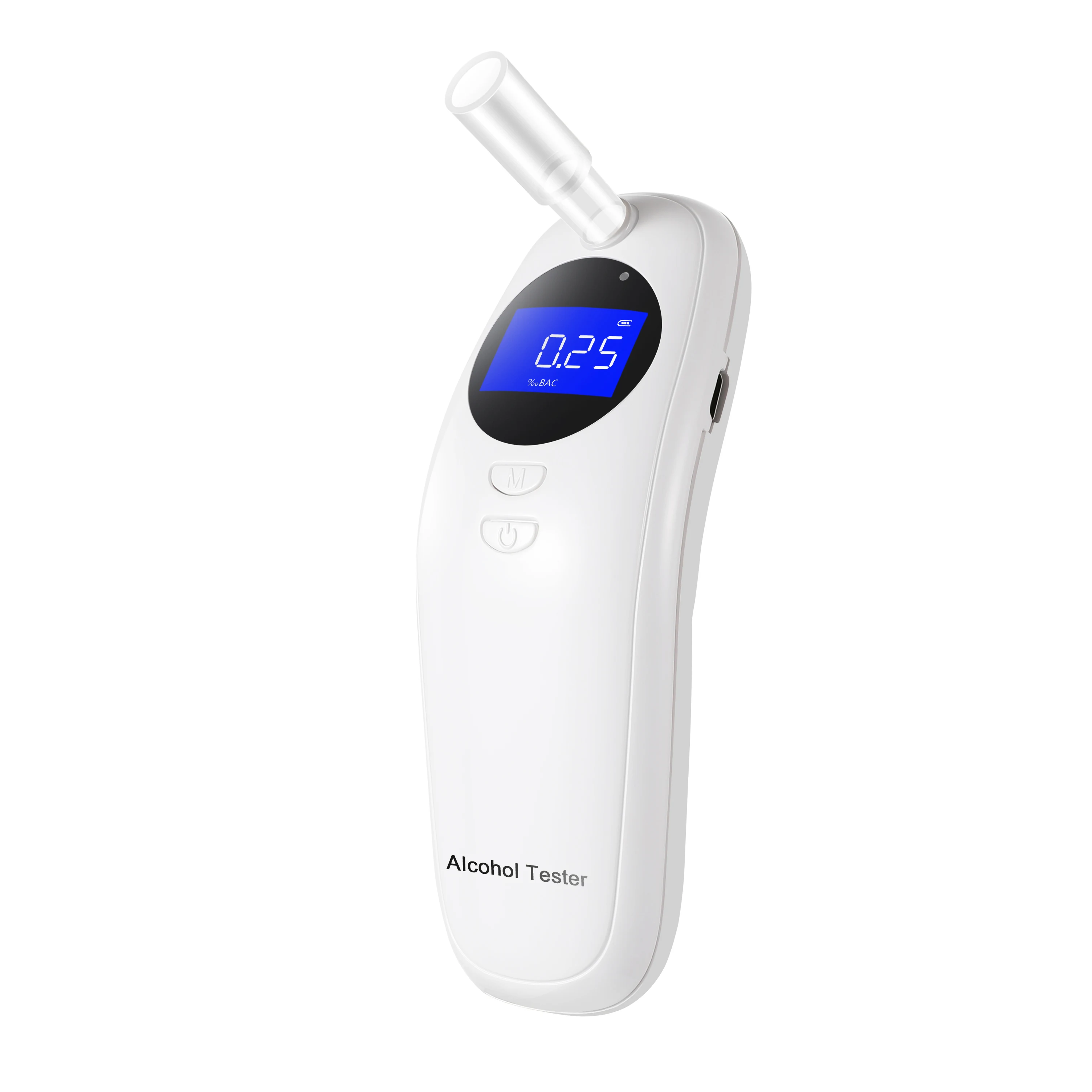 Rechargeable breathalyser new alcohol tester polymer lithium battery breath alcohol tester