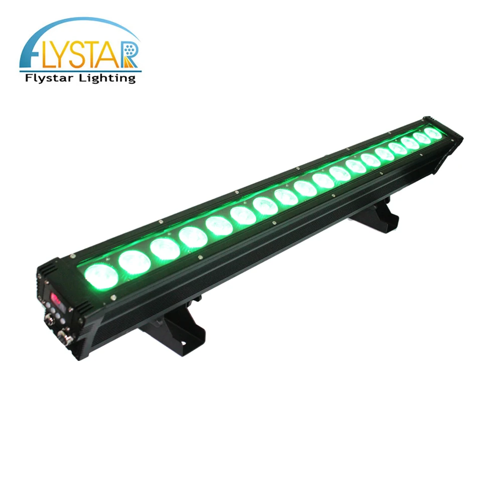 Flystar Waterproof IP65  18Pcs RGBW 4IN1 Outdoor  led Pixel Wall Washer Lights Led Bar Light
