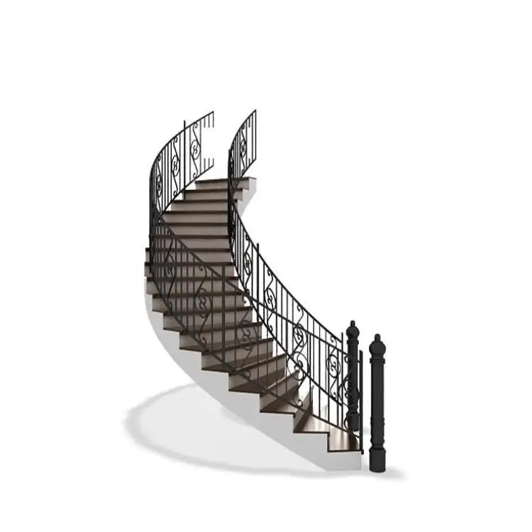 Wrought Iron  stair accessories  railings for home outdoor hand railings for stairs