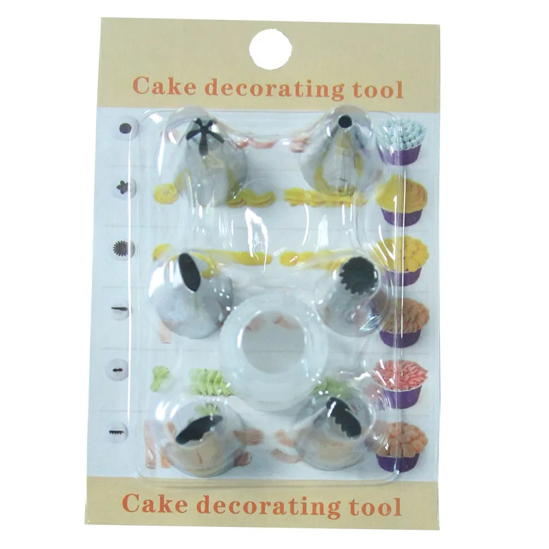 Silicone Pastry Bags 9-piece Set Squeeze Cream To Make Cake Cookies Decorating Mouth Tube Diy Baking Tools Pastry Bag