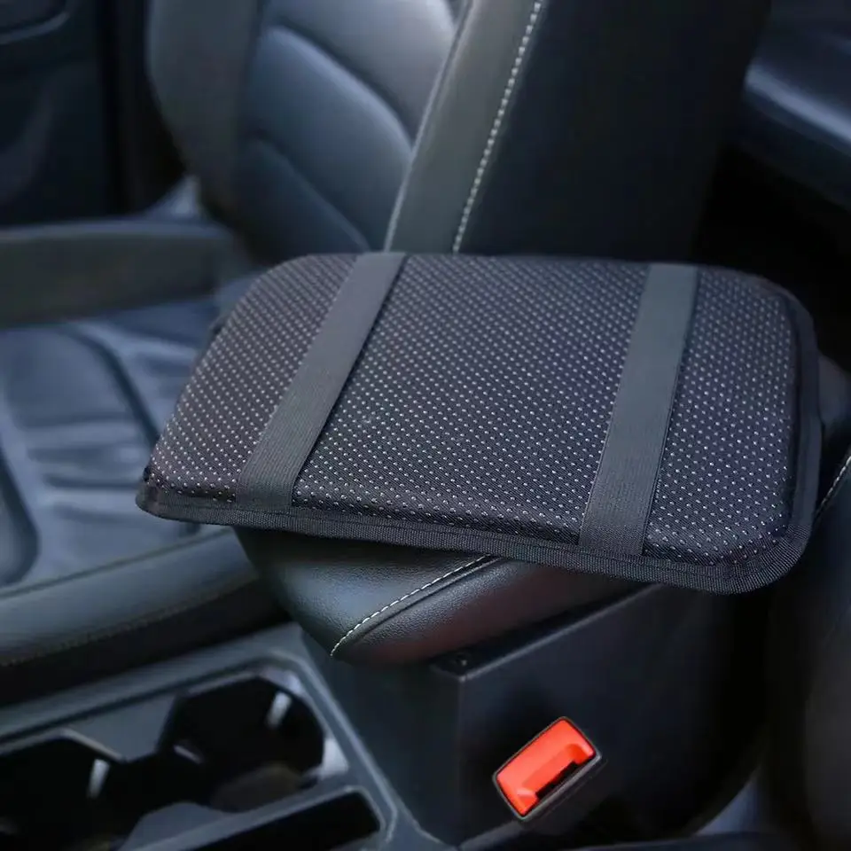 Car Center Handrail Box Cover JDM Japanese Ukiyo-e Cars Storage Carpet Protector Pad Car-styling Auto Accessories