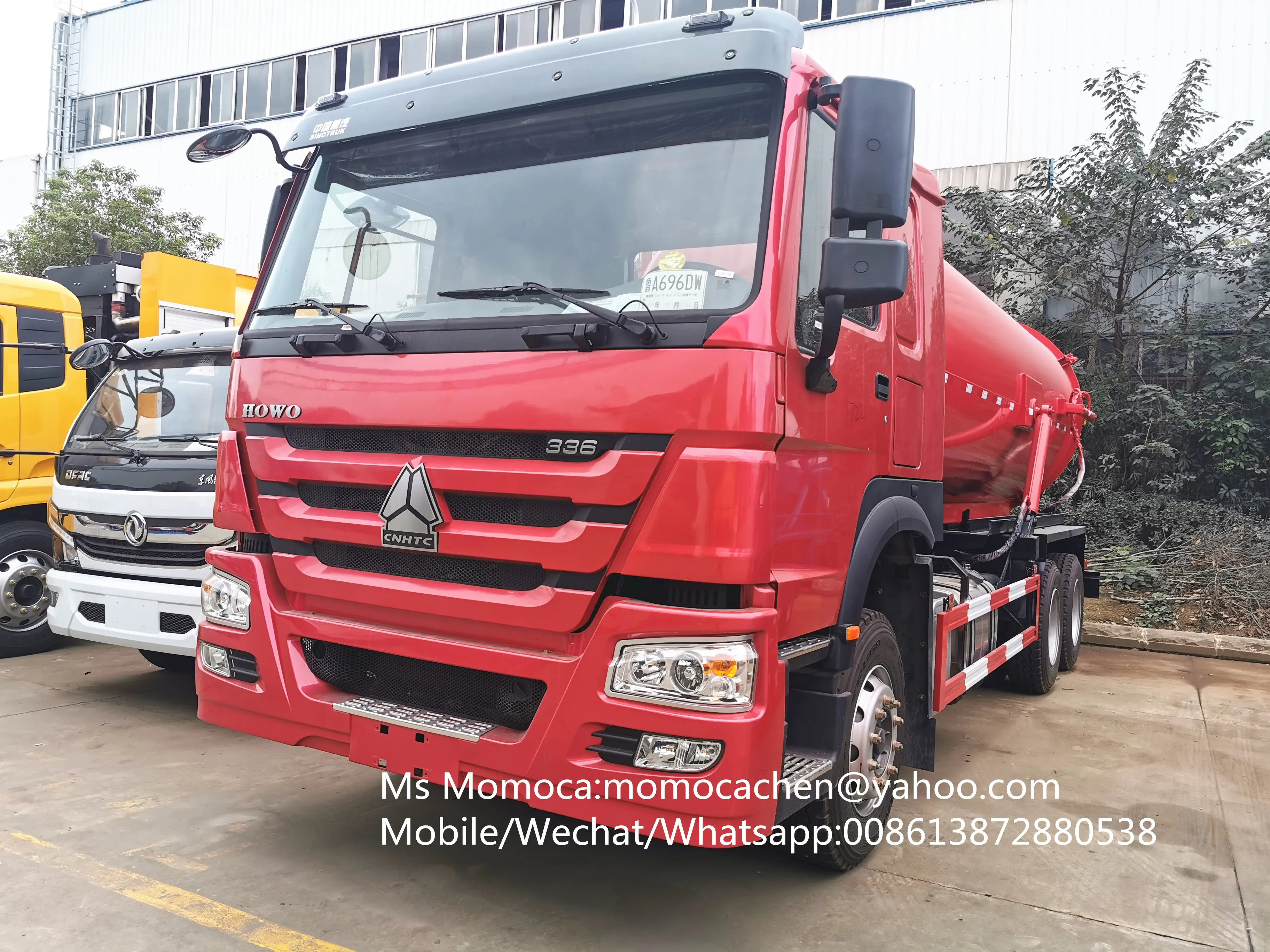 HOWO 6x4 vacuum exhauster truck 16000liters/10 wheelers sewer suction tanker truck 2000gallons
