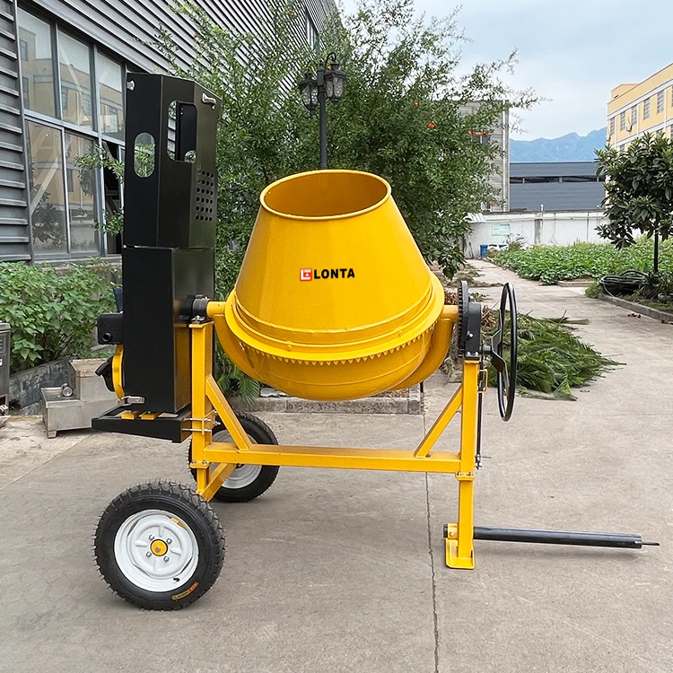 LONTA JH500 500 litre 2 bags portable gasoline electric diesel engine beton cement concrete mixer machine 500L betonniere