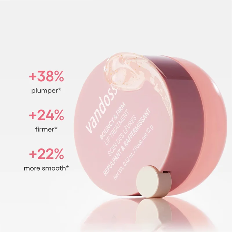 Private Label Bouncy Firm Lip Treatment 4G Cream Waterproof Peony Collagen Complex 5D Hyaluronic Acid Ceramide Capsules Hydrated
