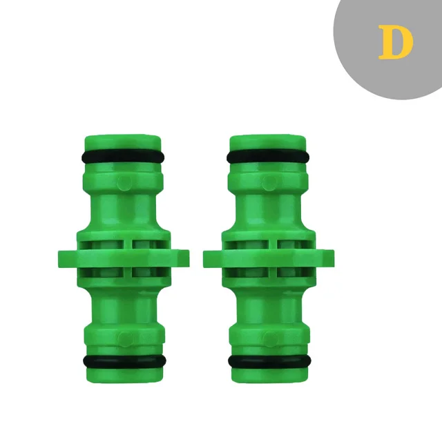 Garden Watering Hose ABS Quick Connector 1/2 End Double Male Coupling Joint Adapter Extender Set For Pipe
