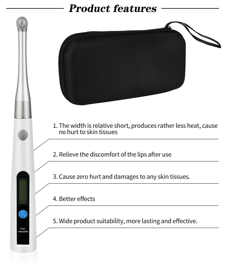 Near Infrared Portable Red Light Therapy Device Pen Mouth Ulcers Treatment Instrument Cold Sore Red Light