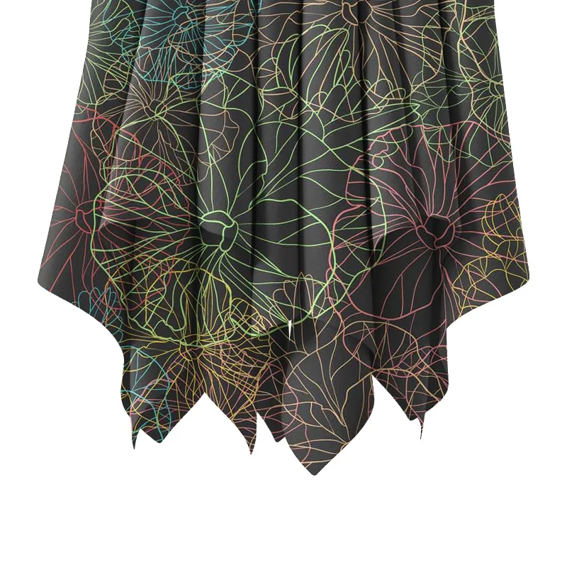 Popular Design   dress fabric  100% Polyester Chiffon  print  silk fabric