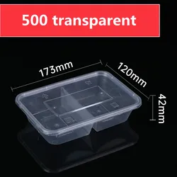Plastic packing set disposable food container for takeaway storage