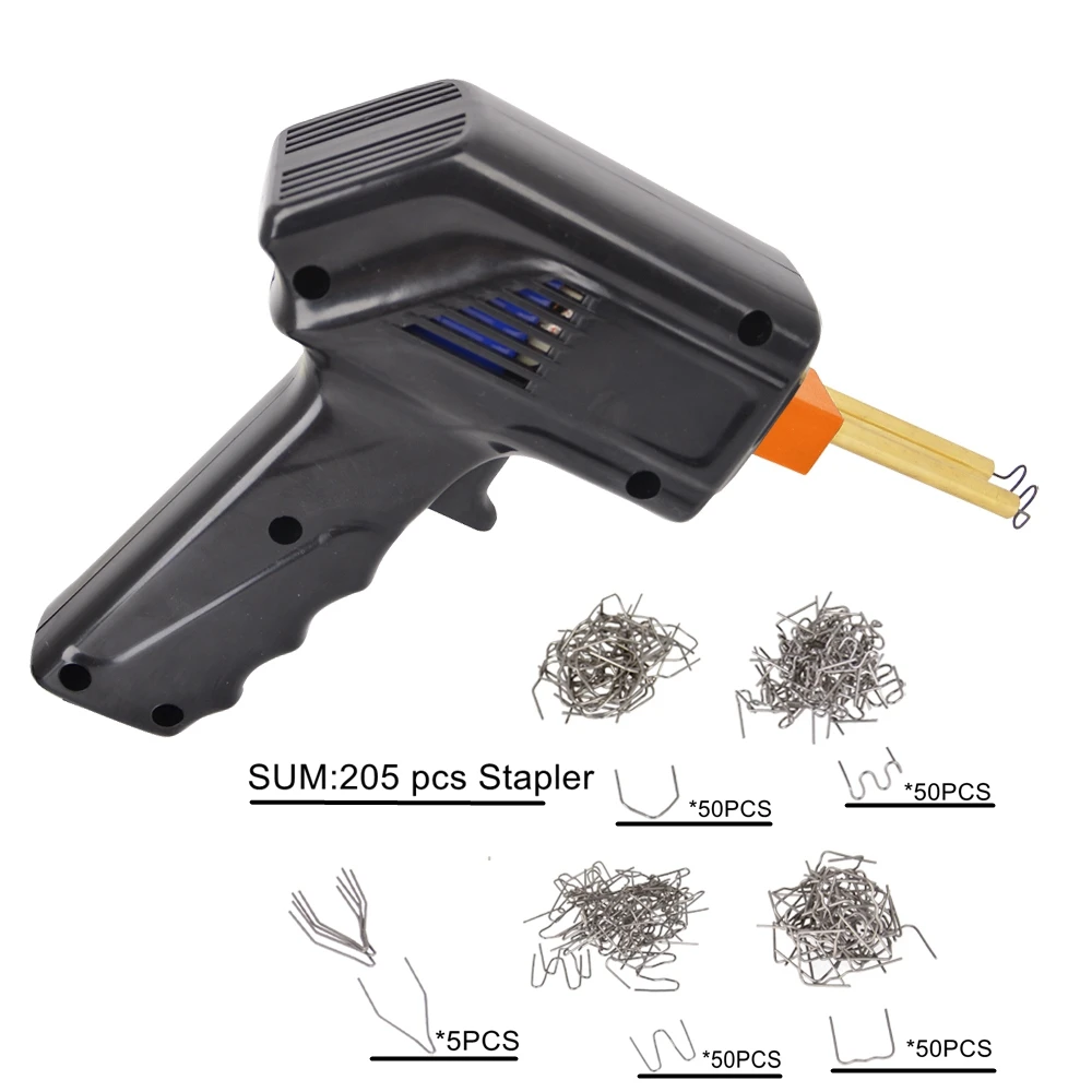 70W Welding Gun Hot Stapler Plastic Welding Machine Bumper Repair Kit 110V/230V