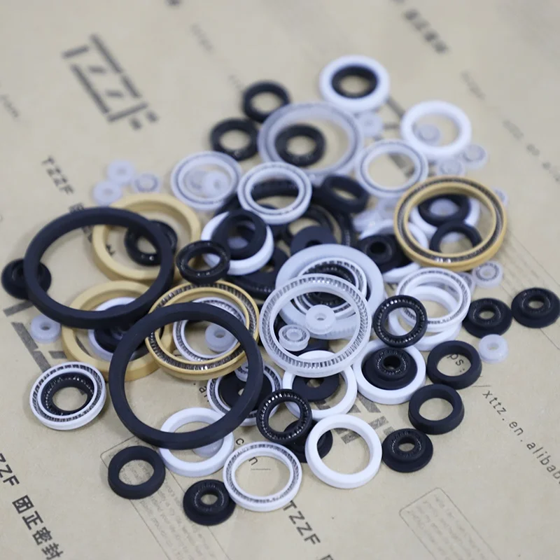 PEEK PTFE carbon UPE Spring Energized Seals