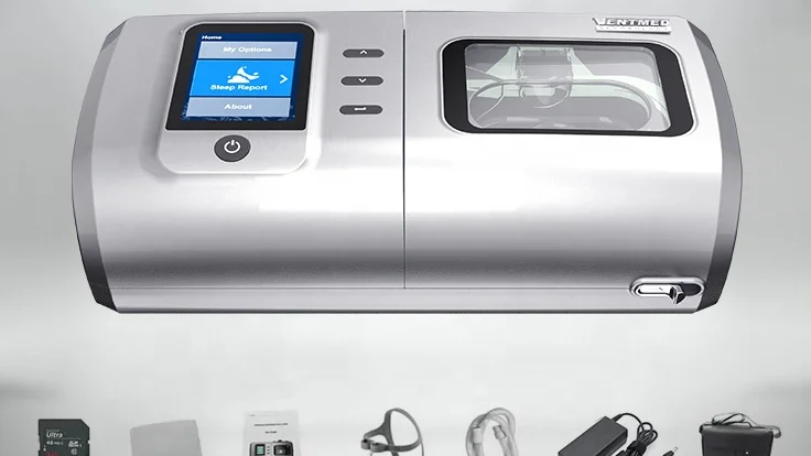 Auto Machine with Humidifier for Home Sleep Apnea Therapeutic Device