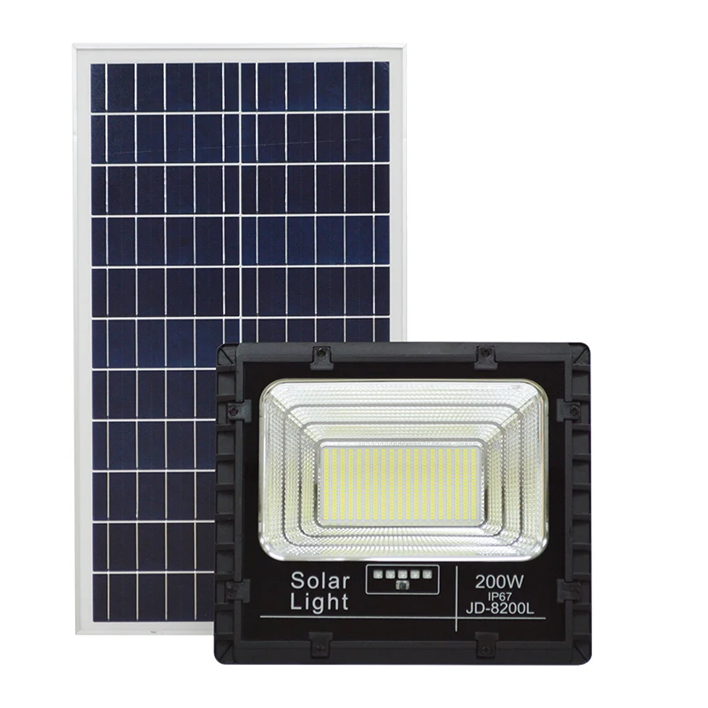 IP67 Remote Control Cheap Price Solar Floodlight 1000W Projector Reflector 100W 300W ABS Plastic LED Solar Flood Lights