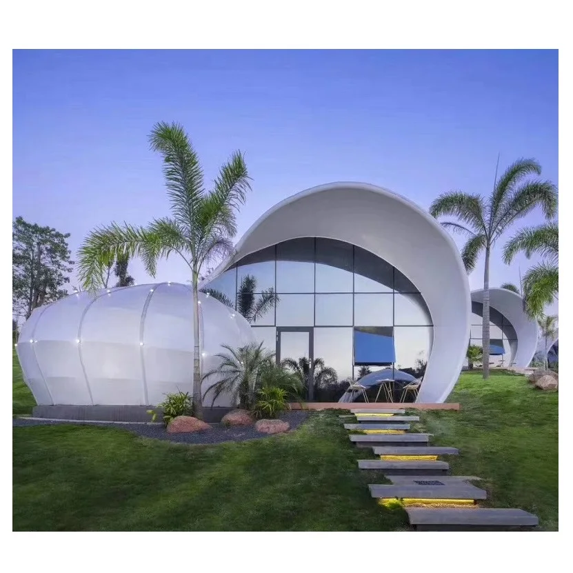 Наружная растягивающая мембранная структура теневой палатки зонтичная Ландшафтная мембранная структура