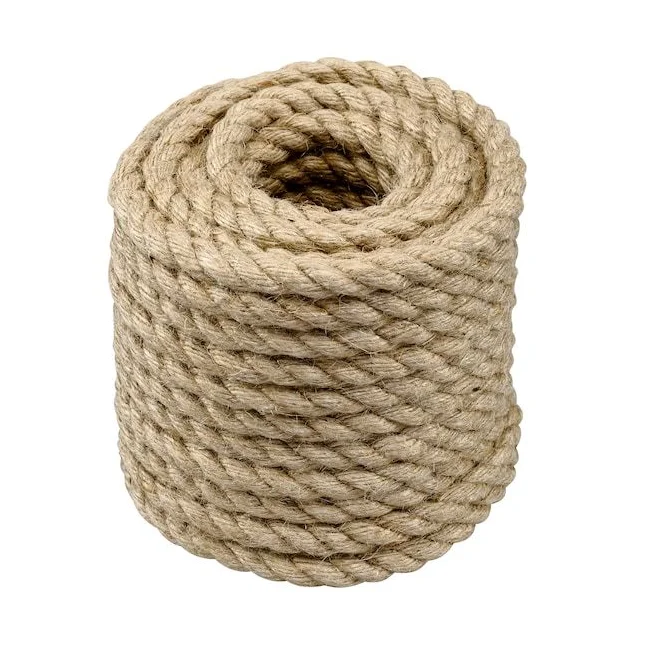 Factory Direct Supply 6-60mm Natural Jute Rope Twine Twisted Manila Rope for Craft Decorative Landscape Made in Bangladesh