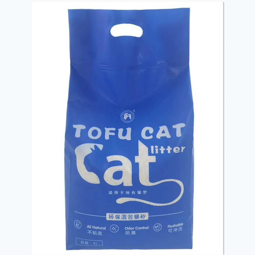 Wholesale Cat Litter Mixed Green Tea Bamboo Charcoal Taste Deodorization Tofu Cat Litter Bulk