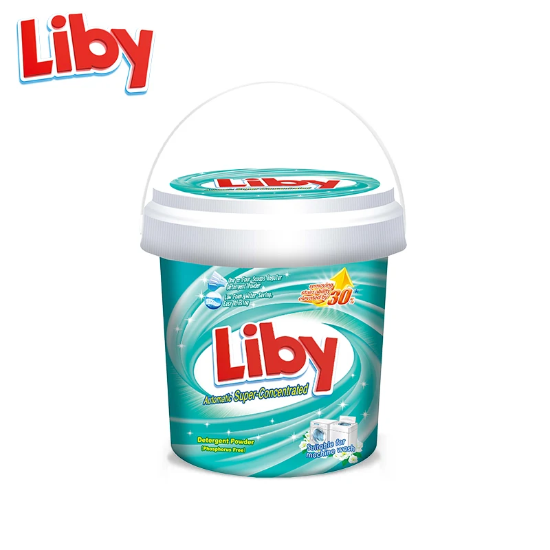 Liby omo washing powder high foam detergent powder china high quality washing powder production line 3 kg oem