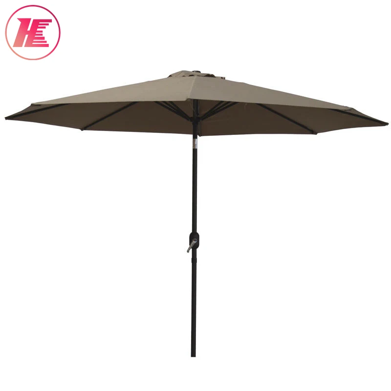 Manufacture Outdoor Garden Courtyard Leisure Sunshade  Sunscreen Hand Folded Telescopic Pillar Sun Umbrella