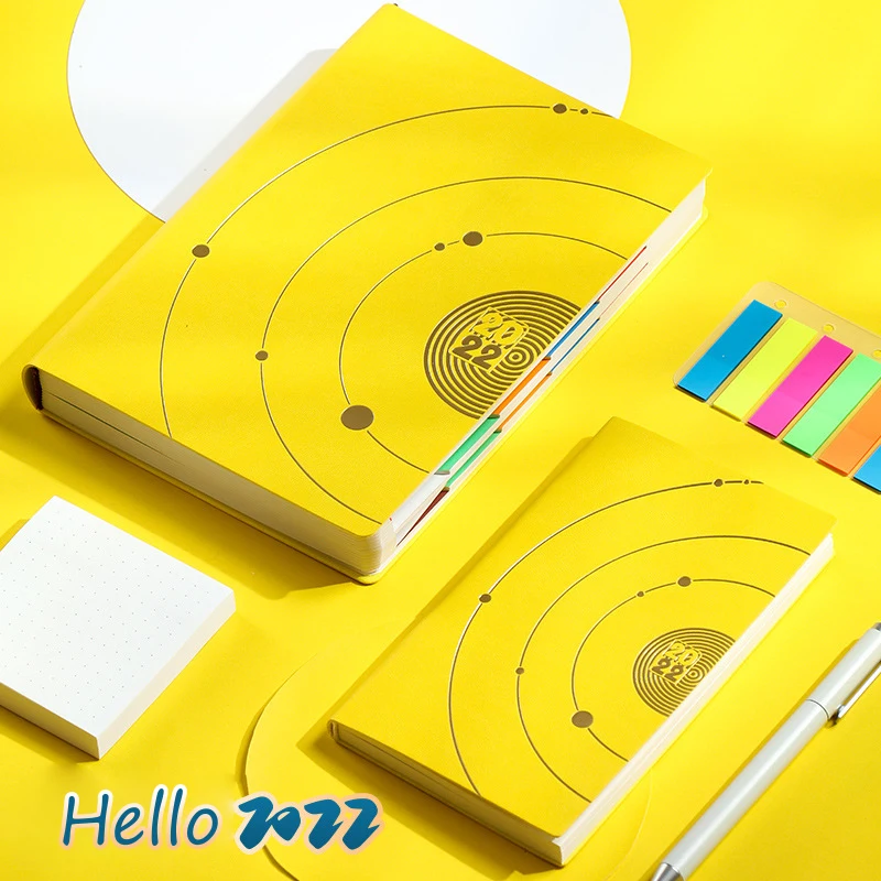 2022 Plan This 365 Day Calendar Notebook Self-discipline Punch In Star Sky Manual Account Calendar A5 Schedule Book Wholesale