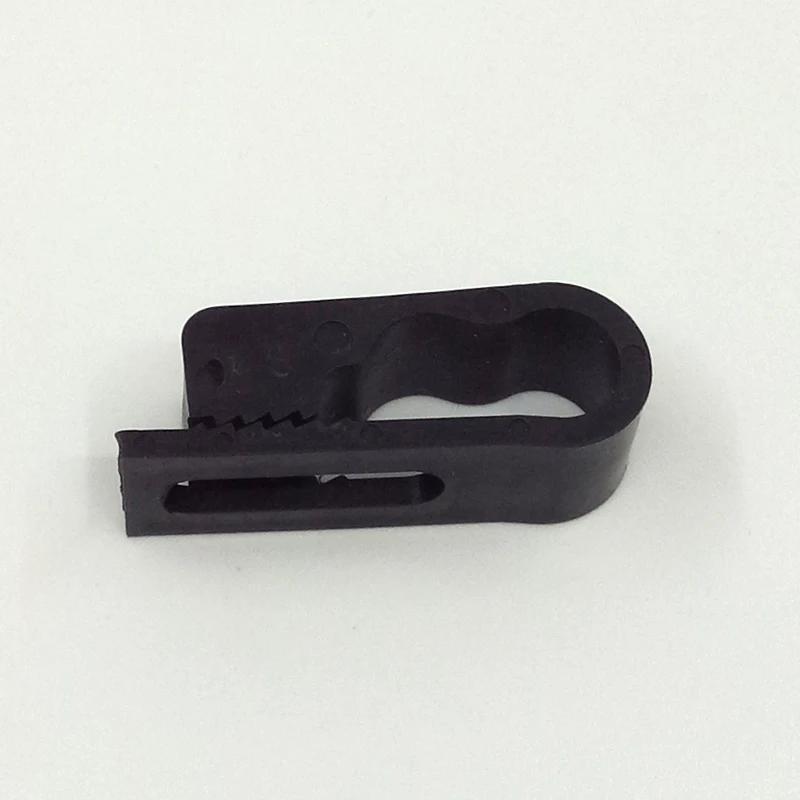 100 шт. в упаковке, черные гибкие кабельные зажимы с двойным захватом и винтом 7/8 дюйма